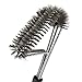 ISUDA [Deal of the Day] BBQ Grill Brush with Ebook -3 Stainless Steel Brushes in 1 Barbecue Grill Cleaner-17’’ Perfect for Weber, Char-Broil, Porcelain, Infrared Grills-Free Basting & Pastry Brush