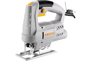 Jig Saw Corded: DEKOPRO Electric Jigsaw Tool 400W Power Jig Saws for Woodworking, Wood Cutter Hand Tool with 6 Variable Speed