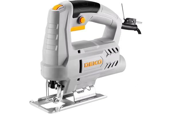 Jig Saw Corded: DEKOPRO Electric Jigsaw Tool 400W Power Jig Saws for Woodworking, Wood Cutter Hand Tool with 6 Variable Speed