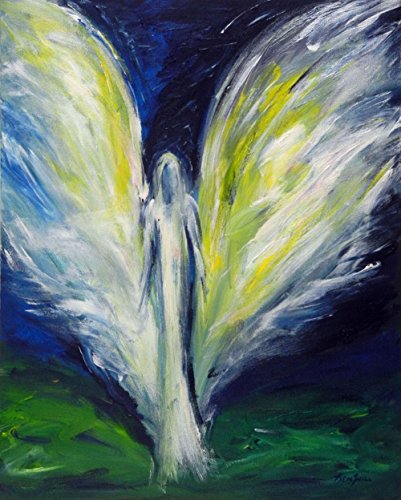 Angel Joyous Vision of Angels Print of an Original Painting by artist BenWill
