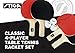 STIGA Classic Table Tennis Set, 2-Player Black and Red