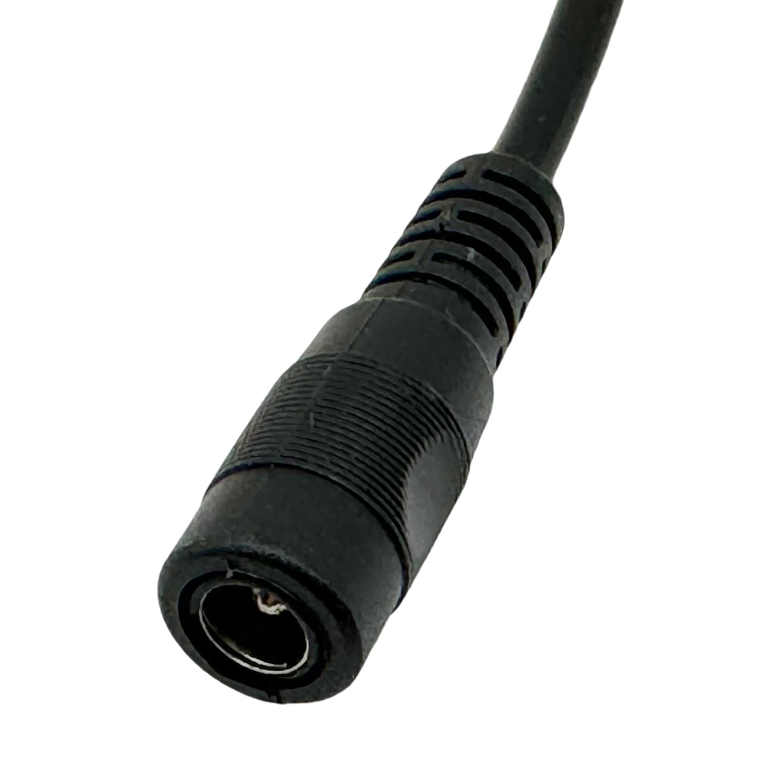 UpperFu 2pcs DC Power Plug 5.5mm x 2.5mm Male Right Angle to 5.5mm x 2.1mm Female Adapter Extension Cable for CCTV Security Monitor Camera Surveillance LED Strip