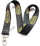 Star Wars Black Lanyard Keychain Holder
