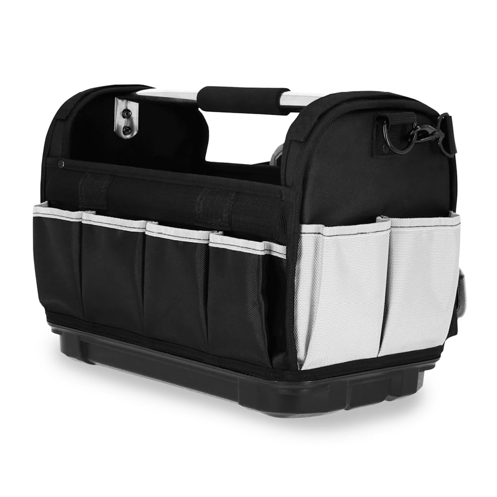 Alfa Werkzeugtasche 42x23x30cm - wasserdichte Bodenschale, gepolsteter Tragegriff - robust strapazierfähig konfortabel geräumig leicht 5