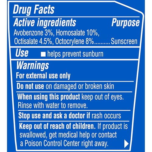 COPPERTONE SPORT SUNSCREEN SPF 50 LOTION, WATER RESISTANT , BODY SUNSCREEN LOTION, TRAVEL SIZE , 3 FL OZ