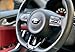 3D E Steering Wheel Horn Cap Emblem Nameplate Badge (Fits: KIA 2018+ Stinger)