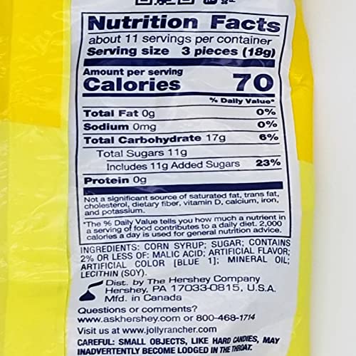 Jolly Rancher Hard Candy Variety Pack of 5 Tasty Assorted Fruity