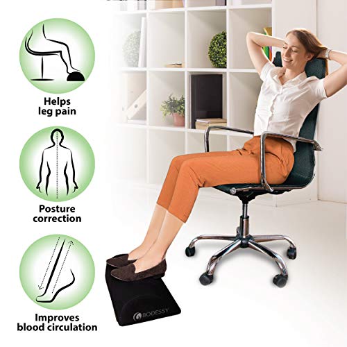 Foot Rest Under Desk, Ergonomic Memory Foam Foot Cushion, Office Foot