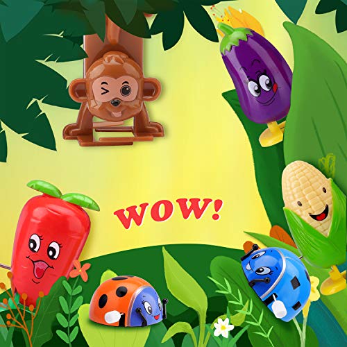 FittiDoll 24 Pack Wind Up Toys Assorted Wind-up Toys for Kids - Thumbnail 4