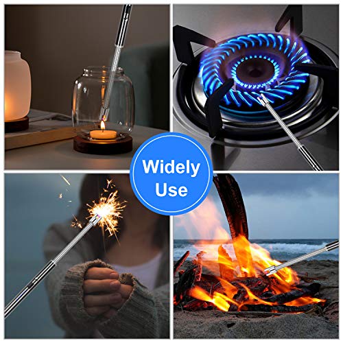 Candle lighter Electric Arc Lighter with Longer 360°Flexible Neck Rechargeable Battery LED Indicator for Camping Cooking BBQs Fireworks - Thumbnail 7