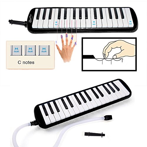Melodica Keyboard Wind Instrument with Mouthpiece (32Keys) Beginners