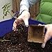 Plantable Seed-starter CowPots, Garden Pots For Healthier Plants, Made With Renewable Energy, 3 Inch Square Pots (Pack of 12)