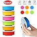 Od-sport Silicone Collapsible Travel Cup, 4 Pack Collapsible Silicone Cup with Lid, Expandable Drinking Cup Set, Reusable Mug for Camping, Hiking, Travel