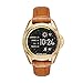 Michael Kors Access Bradshaw Saddle Embossed Leather Smartwatch Strap MKT9009