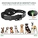 Bark Collar Dog Bark Collar Rechargeable Training Collar with Humane Auto Bark Control & 60S Auto Protection, Precise Barking Detection, 100% Waterproof Anti Bark Collar for Dogs (10-100lbs)
