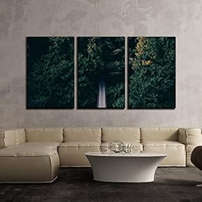 Suspension Bridge Among Thick Woods x3 Panels