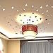 LUNIWEI Acrylic Removable Art 3D Wall Mirror Stickers DIY Home Room Decals.
