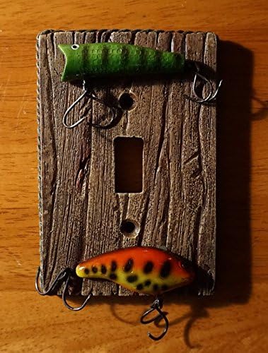 Amazon Com Fishing Single Toggle Light Switch Plate Cover
