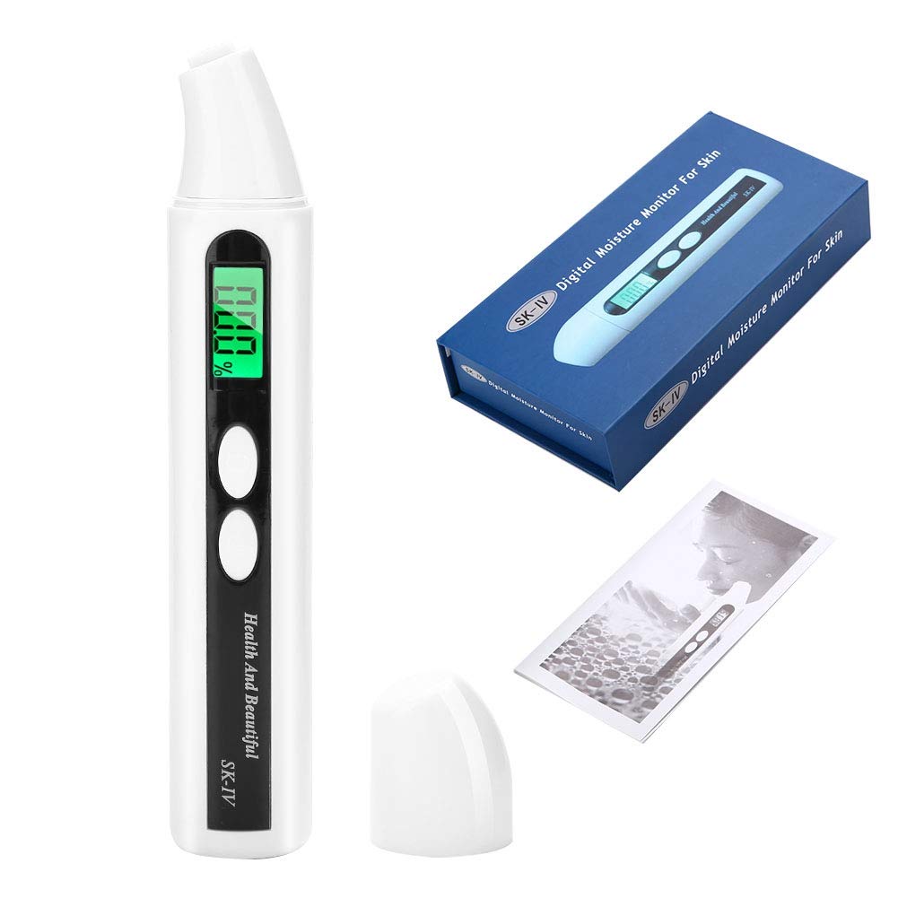 Digital Skin Analyzer Monitor with LCD Display Portable Skin Moisture Water Oil Tester Analysis Face Care Tester