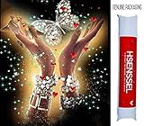 Hsenssel 5d Diamond Painting with Round Full Drill Diamond Painting Kits Beautiful bufferfly for Kids Embroidery Cross Stitch DIY Wall Painting Decor 30x40cm (Dreamy bufferfly in Hands)