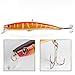 Yogayet Fishing Jigs - Salwater 3D Minnow Fishing Lures Freshwater Saltwater Fishing Lures Bass Lures Lead Fishing Spoons Jigging Lures 10pcs-4.5