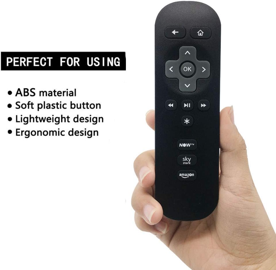FOXRMT Replacement NOW TV Remote for All NOW TV BOX 1/2/3/4(Hd, Lt, Xd, Xs) 3 Channel Shortcut Buttons (black) - Image 5