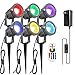 ZUCKEO Landscape Lighting 6W Remote Control 16 Color-Changing LED RGB Color Landscape Lights with 12V 24V Low Voltage Transformer Garden Pathway Lighting IP66 Waterproof for Outdoor Decoration(6 Pack)
