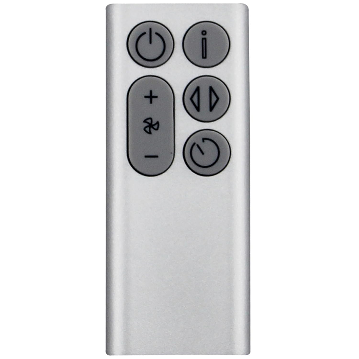 Azwok BP01 Remote Control Replacement for Dyson Purifying Fan Air Purifier Silver