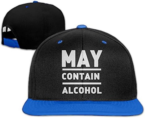 May Contain Alcohol Rock Climbing Cap 2017 New Men Fashion Hip-Hop Baseball Cap RoyalBlue