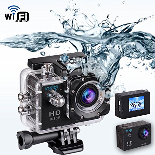 Indigi HD 1080P Sports DV Action Camera Camcorder 1.5" LCD HDMI WiFi Version for iPhone 6 6+ Galaxy S6 S5 Note 4