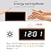 Digital Alarm Clock, MiCar Solid Wood Led Modern Desk Clock with 5.5