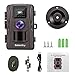 Baberdicy Trail Camera, 1080P 12MP HD Wildlife Camera Motion Activated Night Version,Waterproof Game Hunting Cam 120°Wide Angle, 0.2s Trigger Time, 65ft Range