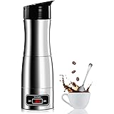 Viesimple Portable Espresso Machine Travel Coffee Maker Electric ALL in ONE Coffee Machine MUG for Camping Travel Office Outd