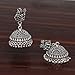 Jaipur Mart Oxidised Plated Jhumka Indian Unique Ethenic Bollywood Earrings Jewellery