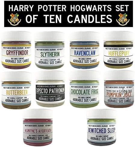 Harry Potter Hogwarts Houses Set of 10 Candles | Adorable Size Book Candle