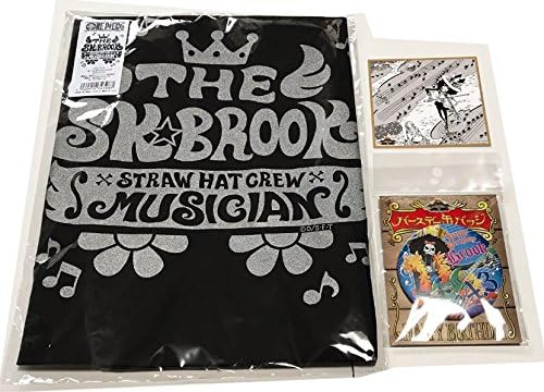 Amazon 麦わらストア ワンピース ネームマルシェバック Brook バースデー缶バッジ ブルック Vol 2 ミニ色紙風 イラストシート 3種セット アニメ 萌えグッズ 通販