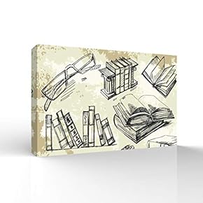 Canvas Wall Art for Living Room,Bedroom Home Artwork Paintings Back to School Ready to Hang - 12x18 inches