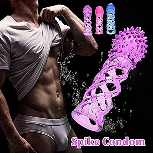 AHDAHD Crystal Spike Finger Sets, The Latest stimulating Condoms, let You and Your Lover Experience a New Passion. (3pcs) - Thumbnail 4