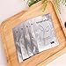 100 Pairs Set，Eye Gel Patches,Under Eye Pads Lint Free Lash Extension Eye Gel Patches for Eyelash Extension Eye (silver)