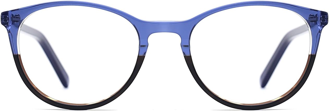 TIJN Women New Acetate Reading Glasses Frame Clear Lens 50mm
