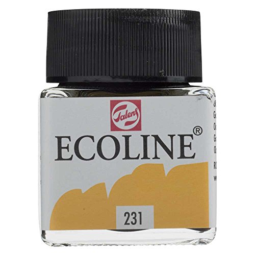 Royal Talens Ecoline Liquid Watercolor, 30ml Bottle, Gold Ochre (11252310)