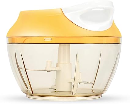 Amazon 1個 手動フードプロセッサー 生姜 春タマネギ用のミンサーツール きれいに簡単に ｊｓｓｅｖｎ みじん切り器 チョッパー