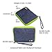 Electronics Organizer Travel Cable Cord Wire Bag Accessories Gadget Gear Storage Cases for 10.5 Inch Tablet (Light Gray)