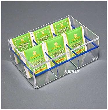 Faberplast Caja de Infusiones, Metacrilato, 20x14x7 cm: Amazon.es: Hogar