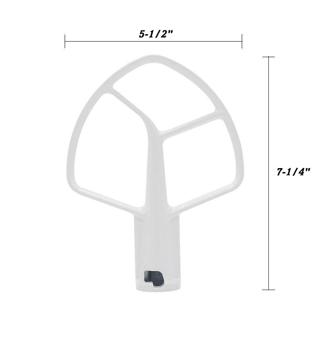 K5AB K5SS Stand Mixer Flat Beater Blade 𝐊𝟓𝐀𝐁 𝐊𝟓𝐒𝐒 for KitchenAid Paddle Attachment 5-QT Coated Flat Beater 9707670 W10807813 PS983355 AP3881259