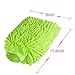 Waterproof Car Wash Mitts - 2 Pack Extra Large Size Automobile Detailing Gloves - Premium Chenille Microfiber Duster Cleaning Sponge Cloth Kit,Super Absorbent,Lint Free-Scratch Free,Use Wet or Dry