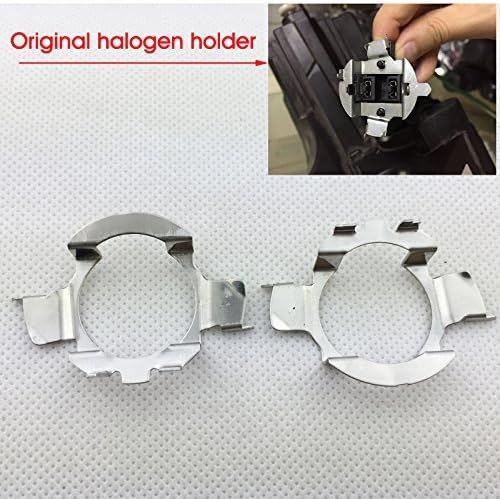 2pcs Nissan Audi VW Bora Magotan LED H7 Headlight Holder Bulb Adapter Socket