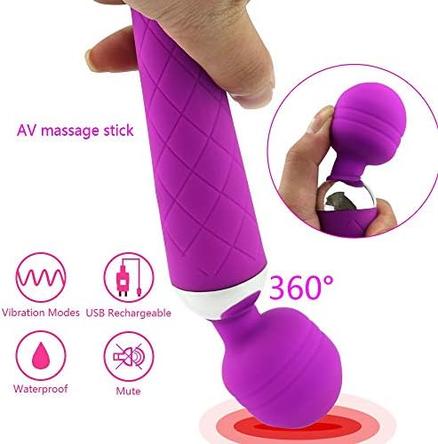 KJDFHGG Women Portable Medical Silicone Waterproof Back Scratchers Cordless Handheld Powerful Massage for Back Neck Shoulder Silent USB Rechargeabl KJDFHGG