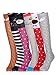 Girls Socks Knee High Stockings Cartoon Animal Warm Cotton Socks 6PCS 6a Colors One Size