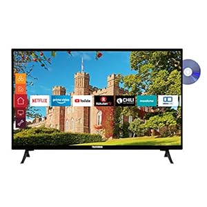 Telefunken XF32J519D 32 inch televisie (Smart TV incl. Prime Video/Netflix/YouTube, Full HD, DVD-speler, Bluetooth…